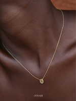 Load image into Gallery viewer, Adinkrahene Adinkra 18k Gold Vermeil Necklace
