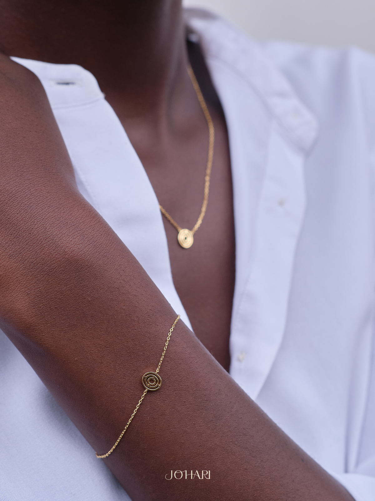 Adinkrahene Adinkra 18k Gold Vermeil Bracelet