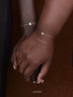 Load image into Gallery viewer, Bese Saka Adinkra 18k Gold Vermeil Bracelet
