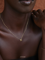 Load image into Gallery viewer, Duafe Adinkra 18k Gold Vermeil Necklace
