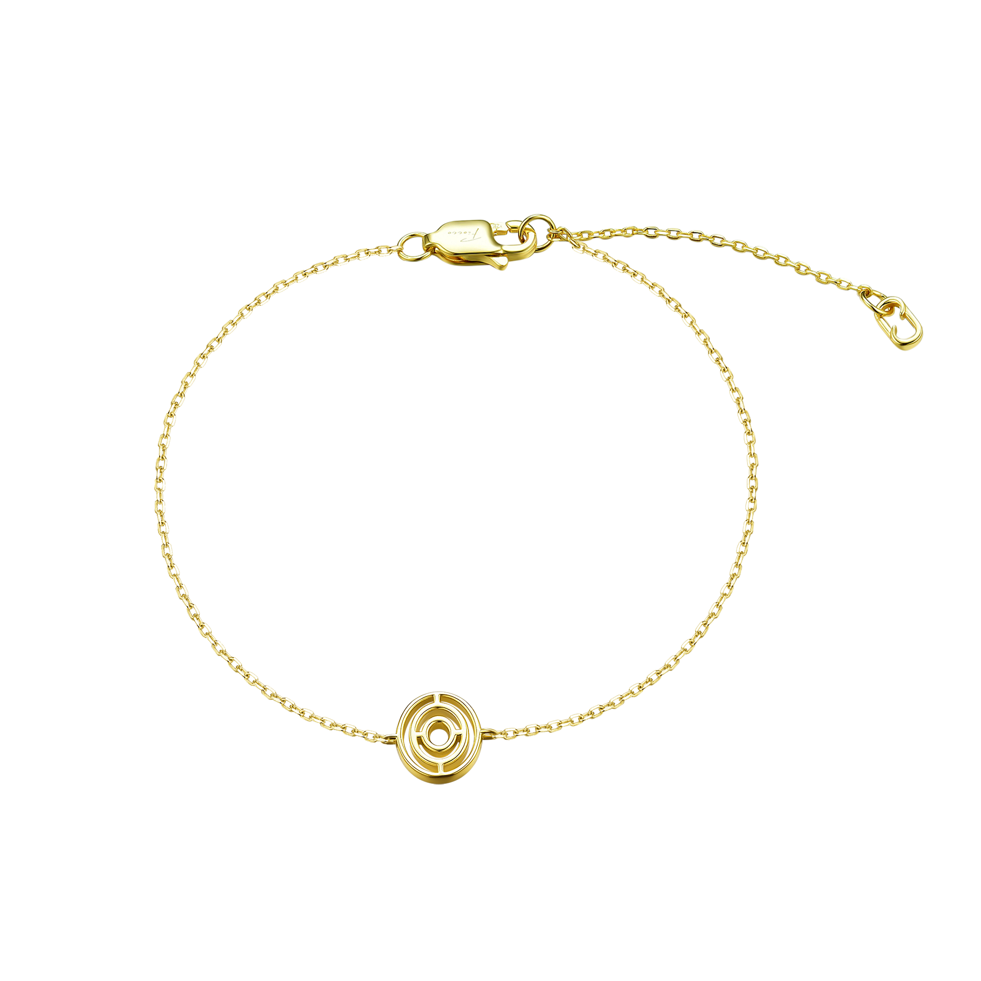 Adinkrahene Adinkra 18k Gold Vermeil Bracelet