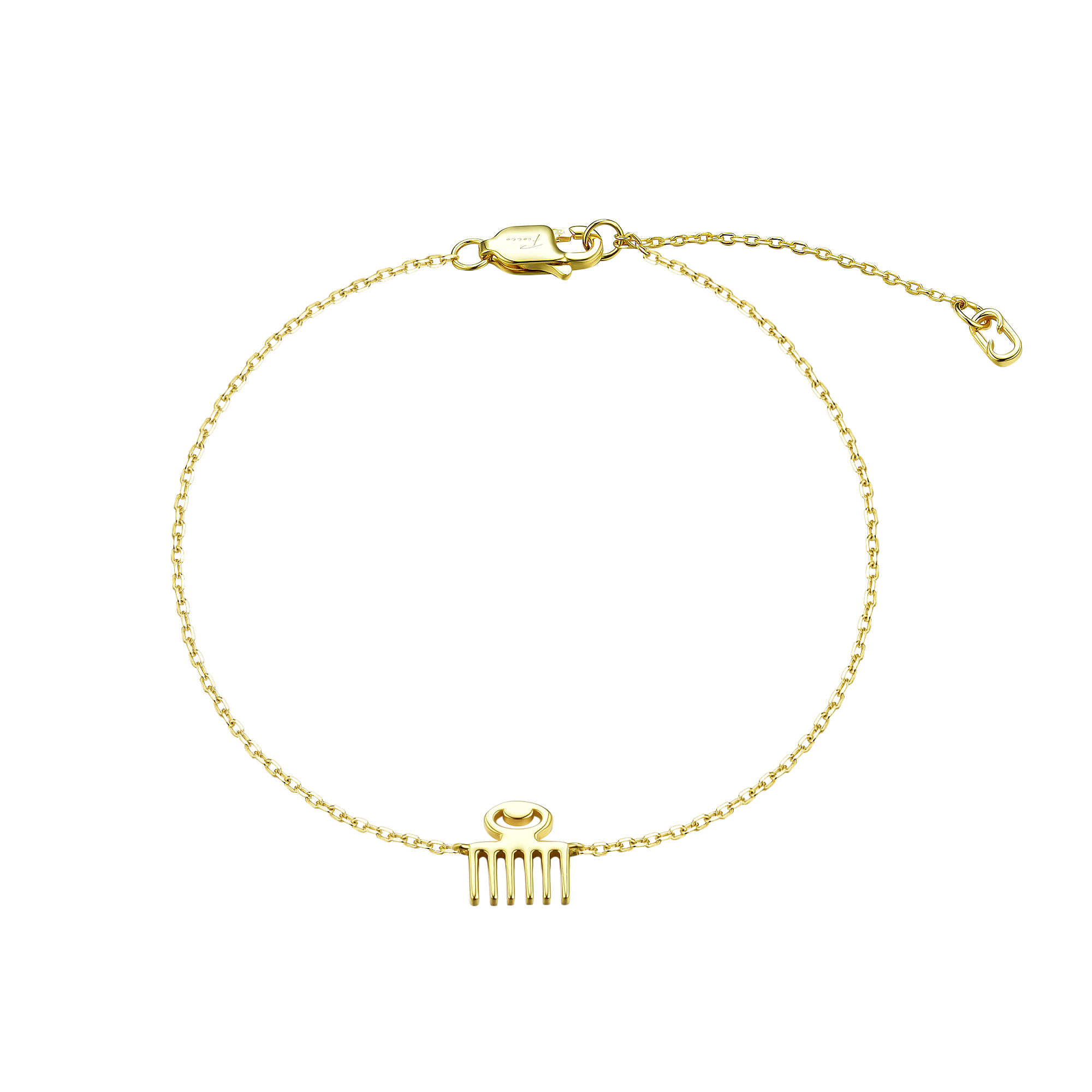 Duafe Adinkra 18k Gold Vermeil Bracelet