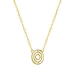 Load image into Gallery viewer, Adinkrahene Adinkra 18k Gold Vermeil Necklace
