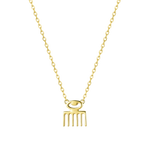 Load image into Gallery viewer, Duafe Adinkra 18k Gold Vermeil Necklace
