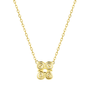 Dwennimmen Adinkra 18k Gold Vermeil Necklace